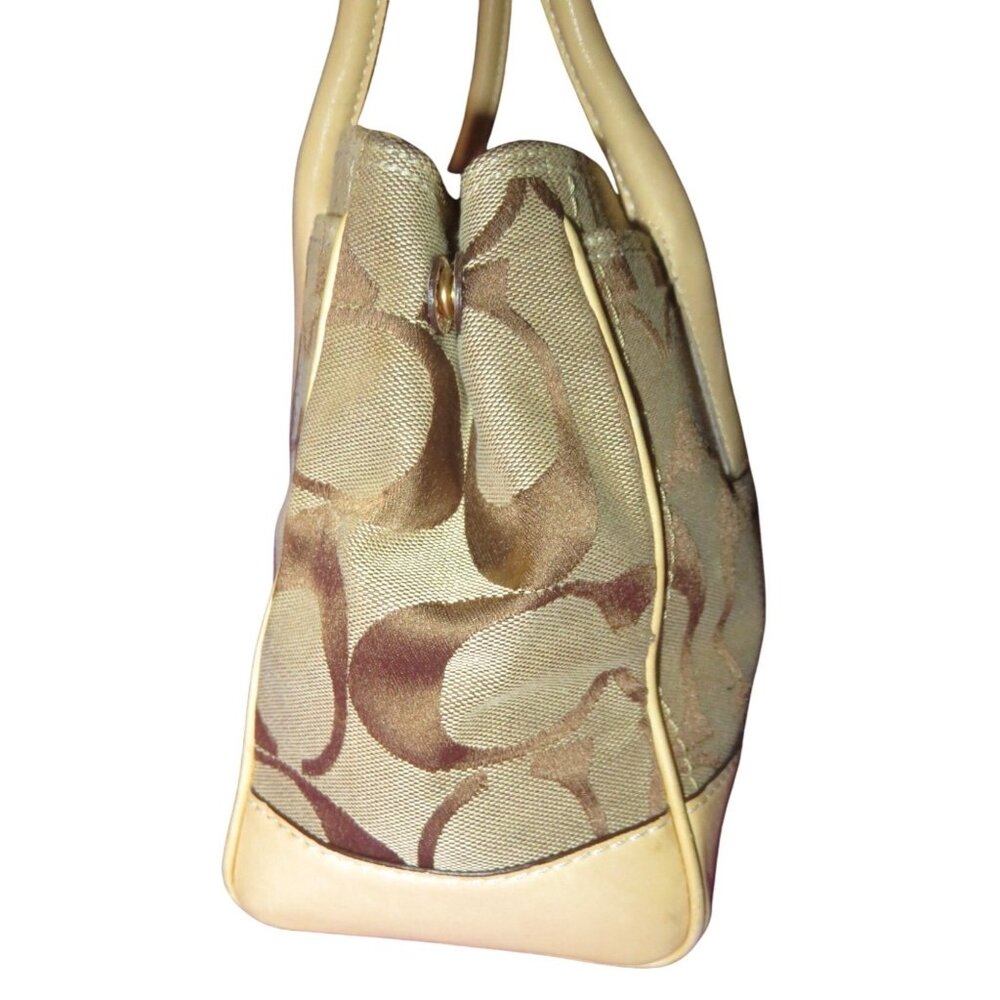 COACH 2007 Hamptons Madeline canvas & leather Signature C Monogram Satchel bag - Picture 4 of 13